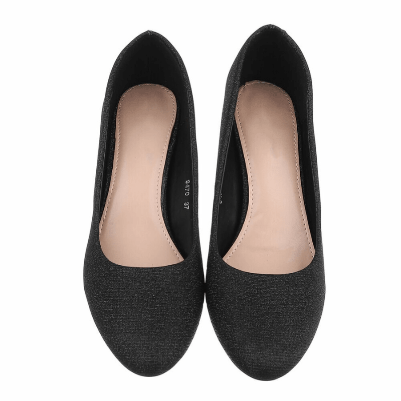 sapatos pretos com salto BeSylish 