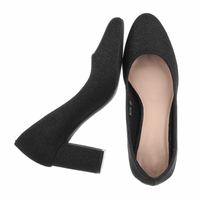 sapatos pretos com salto BeSylish 