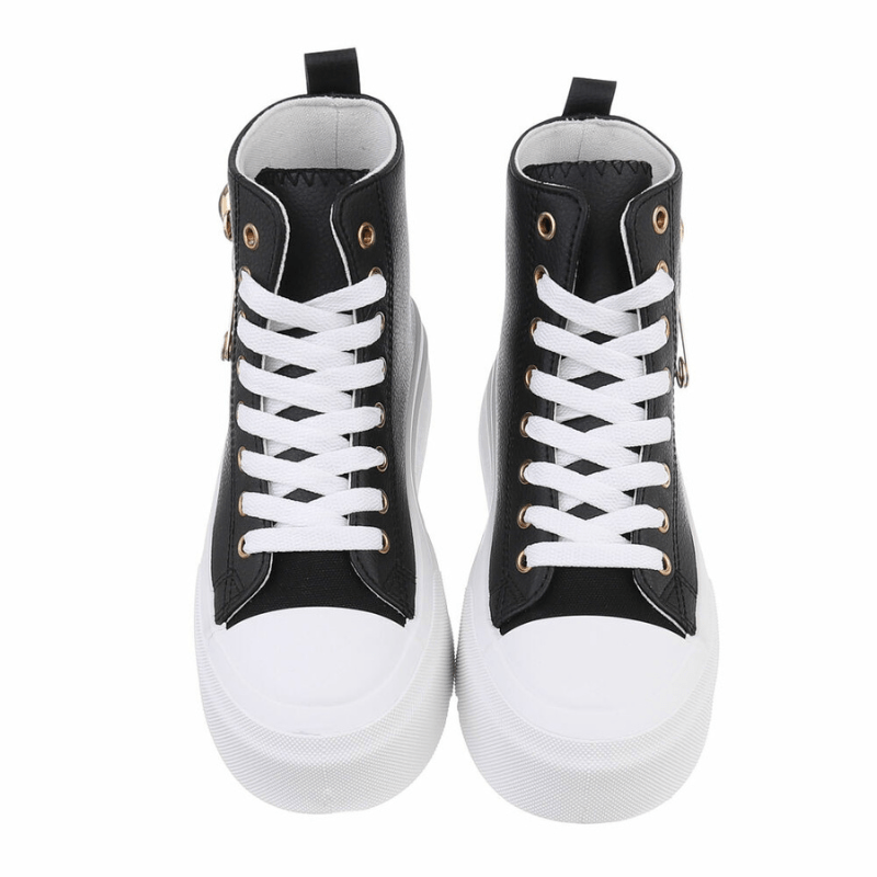 Ténis pretos all star sapatilhas pretas BeStylish 