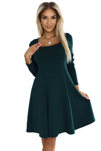 vestido de cerimónia barato médio verde BeStylish 