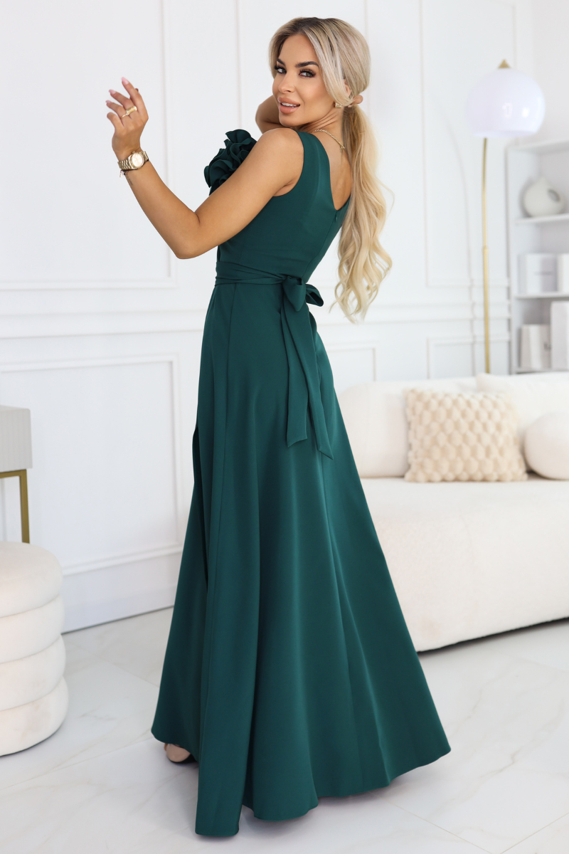 vestido de casamento comprido verde BeStylish