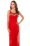 vestido de festa vermelho comprido BeStylish 