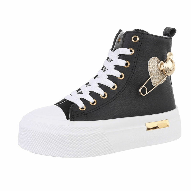 Ténis pretos all star sapatilhas pretas BeStylish 