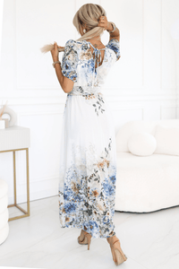vestido comprido florido BeStylish