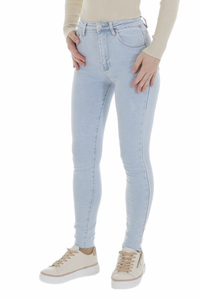 jeans de ganga clara e cintura subida BeStylish 
