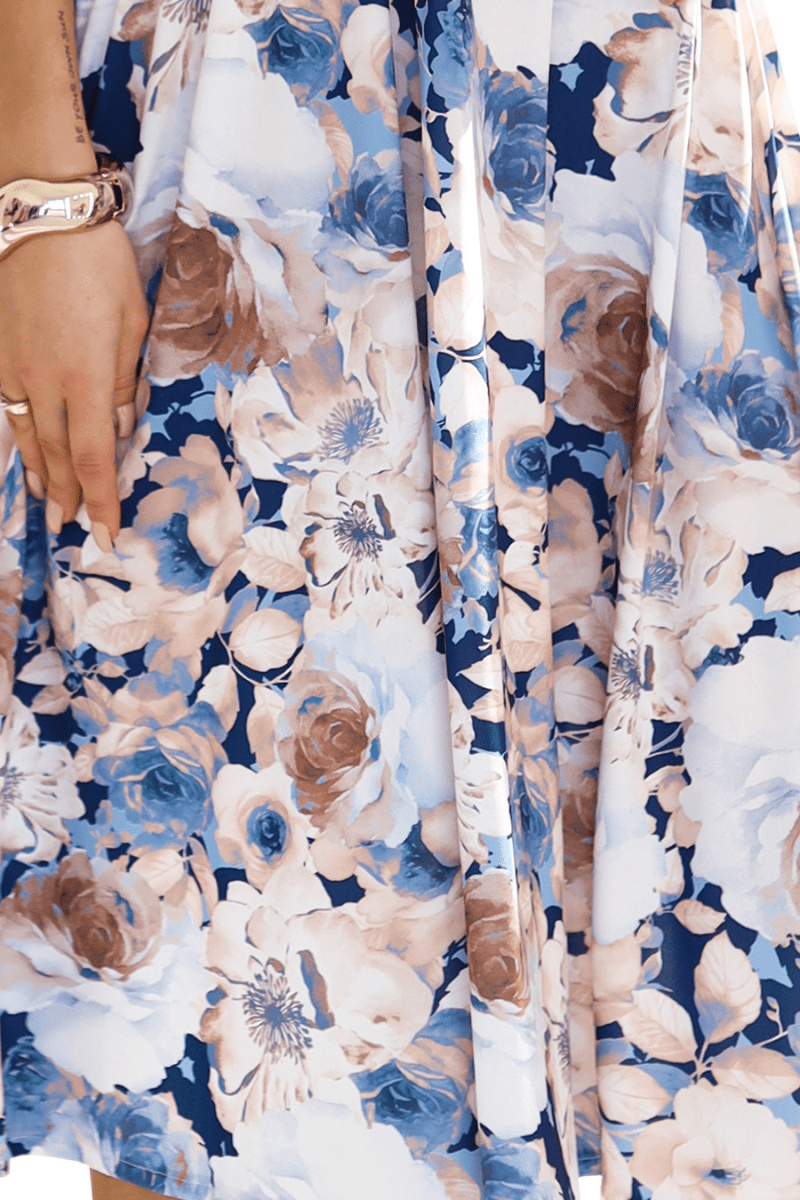 Vestido de cerimónia curto floral BeStylish