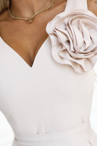 vestido de casamento comprido bege BeStylish