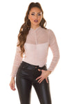 Blusa rosa transparente BeStylish